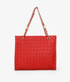 Fashion Bosanova Bolso shopper rojo con cadena