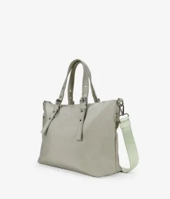 Clearance Bosanova Bolso shopper verde con hebillas