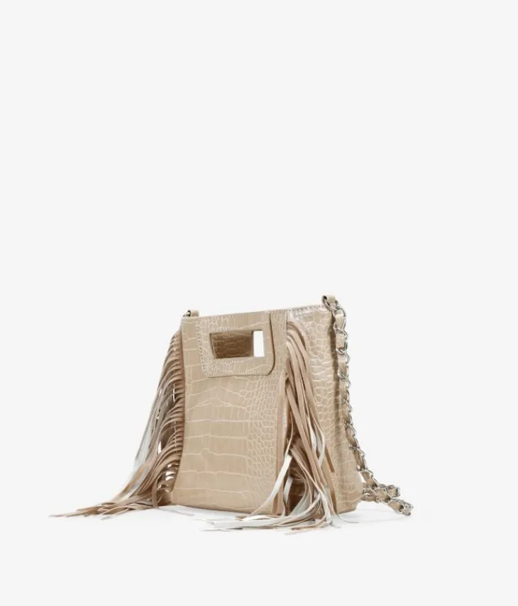 Best Bosanova Boso de mano beige con flecos