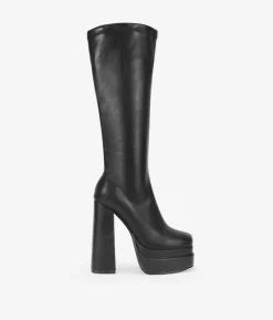 Discount Bosanova Botas altas negras tacón XXL