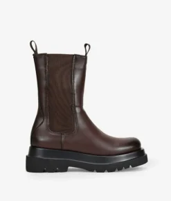 Fashion Bosanova Botas chelsea marrones con doble suela