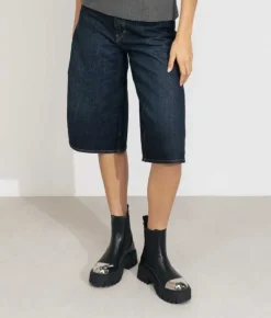 Hot Bosanova Botas chelsea negras con puntera metálica