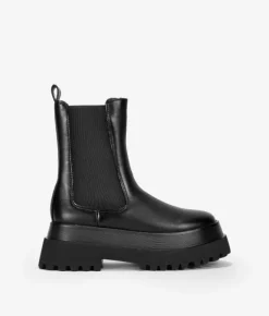Fashion Bosanova Botas chelsea negras con plataforma