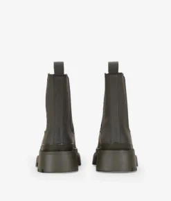 Discount Bosanova Botas chelsea verdes engomadas con doble suela