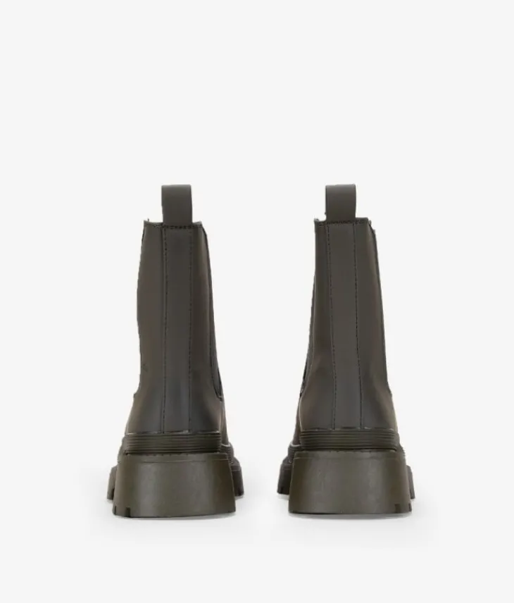 Discount Bosanova Botas chelsea verdes engomadas con doble suela
