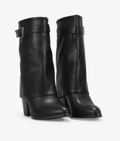 Sale Bosanova Botas de tacón negras con polaina