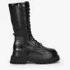 Discount Bosanova Botas militares altas con cordones y plataforma