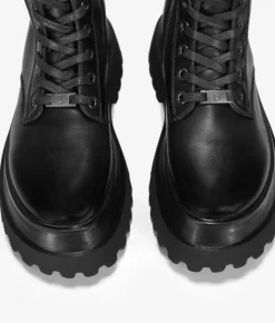 Discount Bosanova Botas militares altas con cordones y plataforma