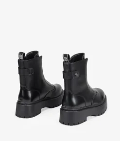 Best Bosanova Botas militares con plataforma y cremallera