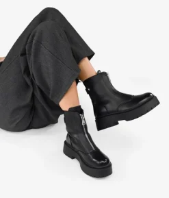 Best Bosanova Botas militares con plataforma y cremallera