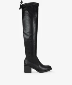 Online Bosanova Botas super altas negras con lazo