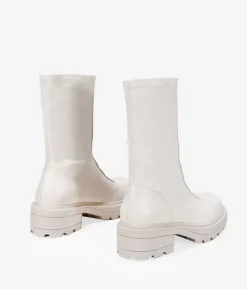 Clearance Bosanova Botines beige con cremallera