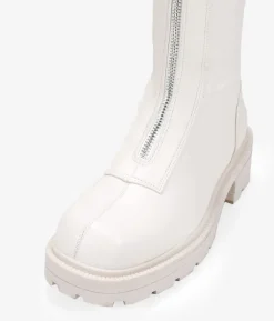 Clearance Bosanova Botines beige con cremallera