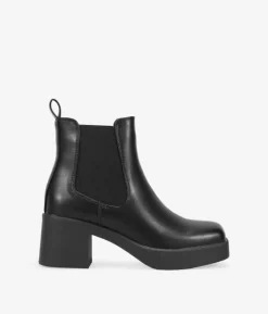 Discount Bosanova Botines chelsea negros con tacón