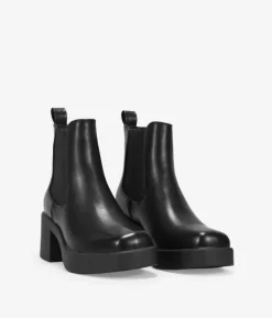 Discount Bosanova Botines chelsea negros con tacón
