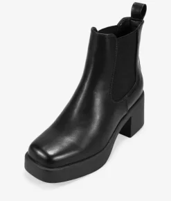 Discount Bosanova Botines chelsea negros con tacón