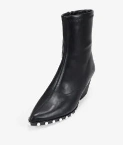 Online Bosanova Botines cowboy negros con tachas en la suela
