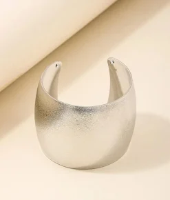 Hot Bosanova Brazalete metálico plateado