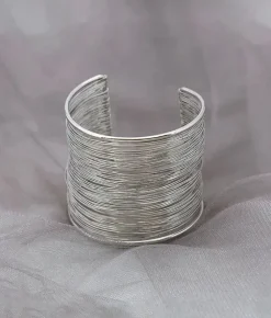 Fashion Bosanova Brazalete plateado