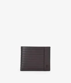 Sale Bosanova Cartera americana piel marrón con portamonedas