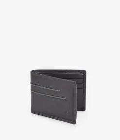 Sale Bosanova Cartera americana piel marrón sin portamonedas