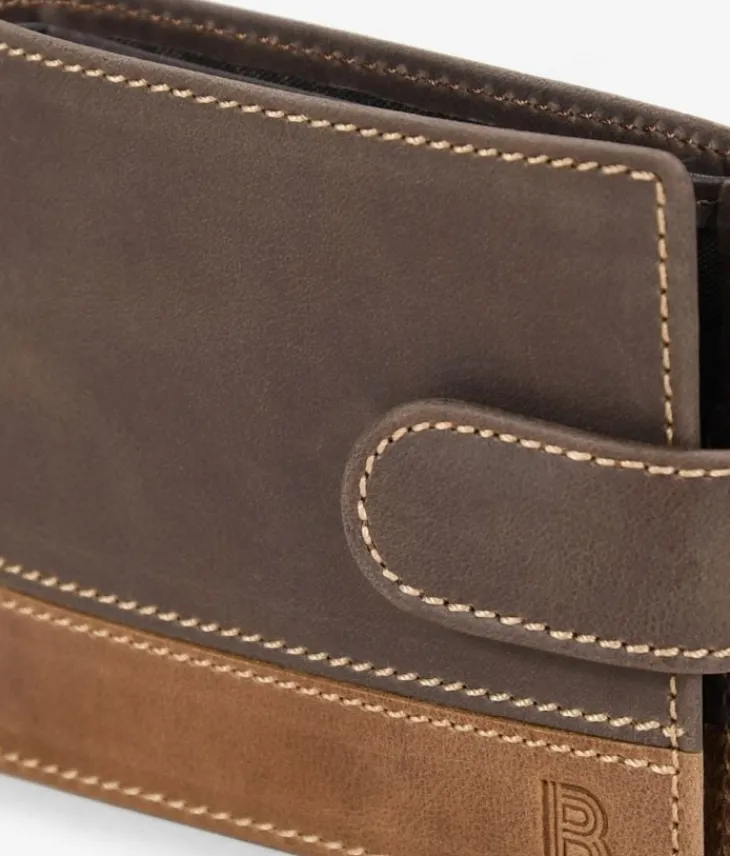 Sale Bosanova Cartera americana piel marrón