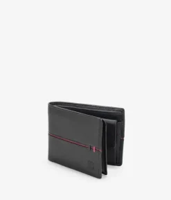 Best Bosanova Cartera americana piel negra con portamonedas