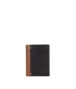 Sale Bosanova Cartera piel marrón sin portamonedas