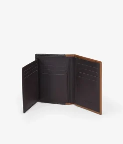 Sale Bosanova Cartera piel marrón sin portamonedas
