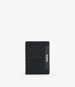 New Bosanova Cartera piel negra con portamonedas