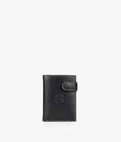 Outlet Bosanova Cartera piel negra con portamonedas