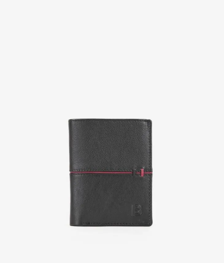 Discount Bosanova Cartera piel negra con portamonedas