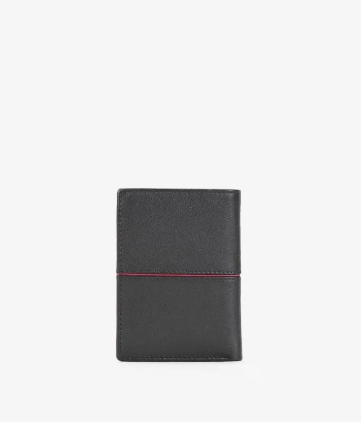 Discount Bosanova Cartera piel negra con portamonedas