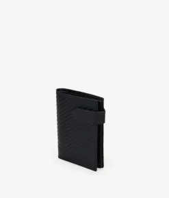 New Bosanova Cartera piel negra con solapa