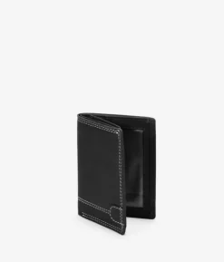 Fashion Bosanova Cartera piel negra sin portamonedas