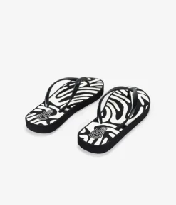 Discount Bosanova Chanclas de dedo negras de cebra