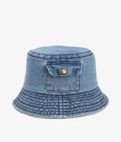 Hot Bosanova Gorro pescador tejano con bolsillo