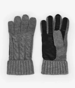 Hot Bosanova Guantes de lana gris
