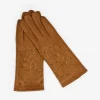 Best Bosanova Guantes marrón claro con brillantes