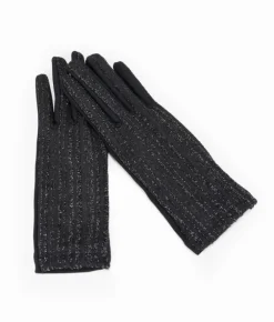 New Bosanova Guantes negros con brillantes