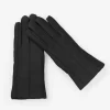 Clearance Bosanova Guantes negros de piel vegana