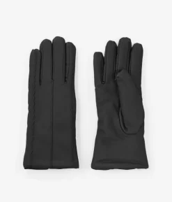 Clearance Bosanova Guantes negros de piel vegana