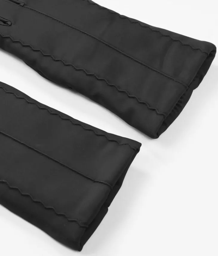 Clearance Bosanova Guantes negros de piel vegana