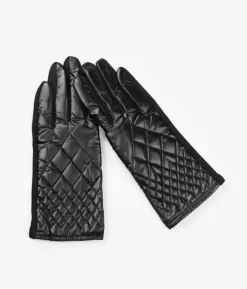 Sale Bosanova Guantes negros metalizados acolchados