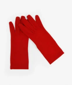 Sale Bosanova Guantes rojos antelina