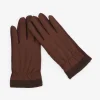 Sale Bosanova Guantes táctiles marrones hombre