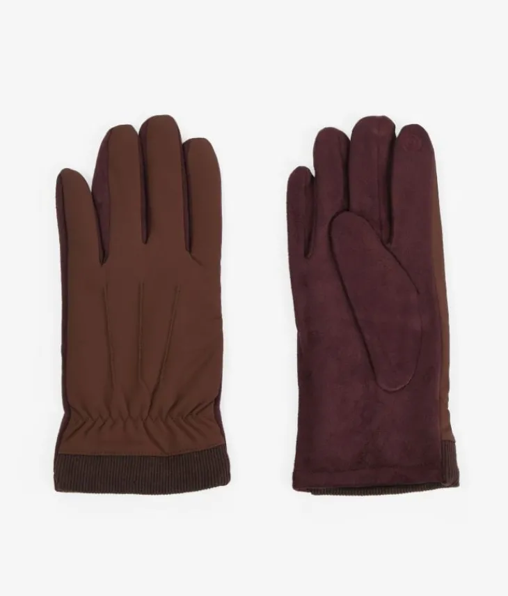 Sale Bosanova Guantes táctiles marrones hombre
