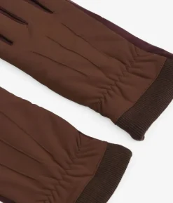 Sale Bosanova Guantes táctiles marrones hombre