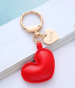 Outlet Bosanova Llavero corazón rojo colgante