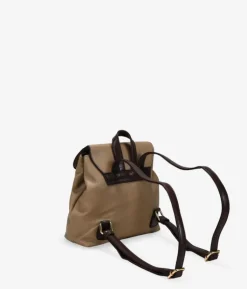 Fashion Bosanova Mini mochila vison con solapa y cremallera
